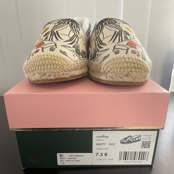 Sold! Kate Spade Roop Top scene espadrilles - Picture 7 of 11